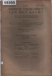 Image of Indisch Tijdschrift van Het Recht; Majalah Hukum Hindia