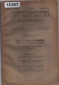 Image of Indisch Tijdschrift van het Recht; Jurnal Hukum Hindia