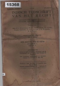 Image of Indisch Tijdschrift van het Recht; Jurnal Hukum Hindia