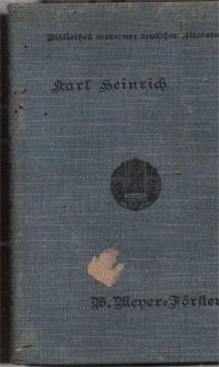 Image of Karl Heinrich: Erzählung; Karl Heinrich: Sebuah Cerita