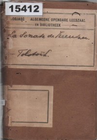 Image of Sonate Kreutzer; Sonata Kreutzer