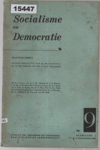 Image of Socialisme en Democratie ; Sosialisme dan Demokrasi