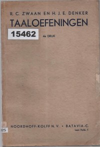Image of Taal Oefeningen voor de hoogste klassen der lagere school ; Latihan Bahasa untuk Kelas Tertinggi Sekolah Dasar