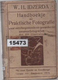 Image of Handboekje der Praktische Fotografie; Buku Panduan Fotografi Praktis