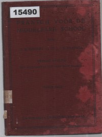 Image of Fransch voor de Middelbare School; Bahasa Prancis untuk Sekolah Menengah