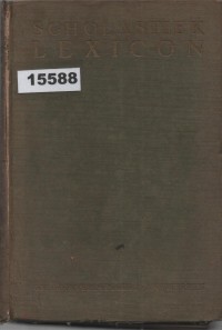 Image of Scholastiek Lexicon Latijn-Nederlandsch ; Leksikon Skolastik Latin-Belanda