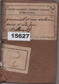 Image of Journal d'un Volontaire d'un An au 10e de Ligne; urnal Seorang Relawan Selama Satu Tahun di Resimen Infanteri ke-10