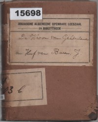 Image of De Kroon van Gelderland: Historische Roman; Mahkota Gelderland: Sebuah Roman Sejarah