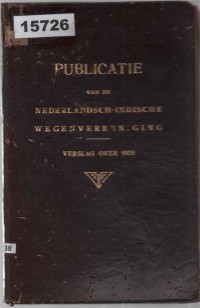 Image of Verslag over 1929; Laporan Perhimpunan Jalan Hindia-Belanda Tahun 1929