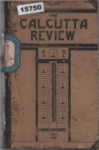 Image of Tinjauan Calcutta (1930); he Calcutta Review