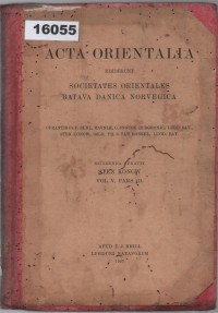Image of Acta Orientalia; Acta Orientalia
