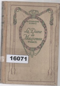 Image of La Dame de Monsoreau; Wanita dari Monsoreau