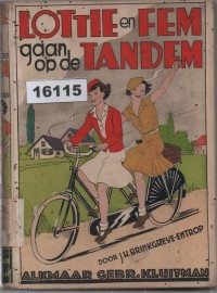 Image of Lottie en Fem Gaan op de Tandem ; Lottie dan Fem Bersepeda Tandem