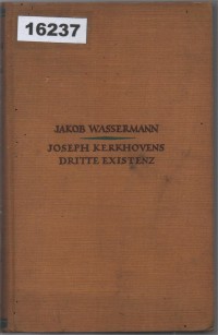 Image of Joseph Kerkhovens Dritte Existenz; Keberadaan Ketiga Joseph Kerkhoven