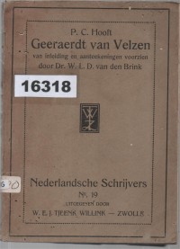 Image of Geeraerdt van Velzen ; Geeraerdt van Velzen
