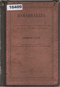 Image of Mahabharata. Inhaltsangabe, Index und Concordanz der Calcuttaer und Bombayer Ausgaben; Mahabharata: Ringkasan Isi, Indeks, dan Konkordansi dari Edisi Kalkuta dan Bombay