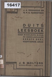Image of Duits Leesboek ; Buku Bacaan Bahasa Jerman