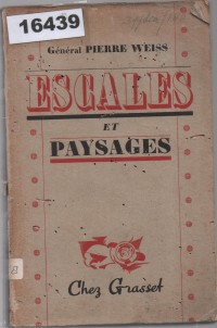 Image of Escales et Paysages; Persinggahan dan Pemandangan Alam
