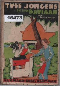 Image of Twee Jongens en een Baviaan; Dua Anak Laki-laki dan Seekor Monyet