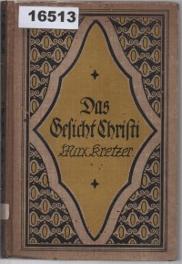 Image of Das Gesicht Christi ; Wajah Kristus