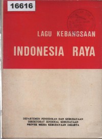 Image of Lagu Kebangsaan Indonesia Raya