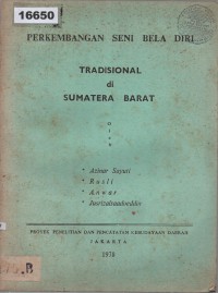 Image of Perkembangan Seni Bela Diri Tradisional di Sumatera Barat