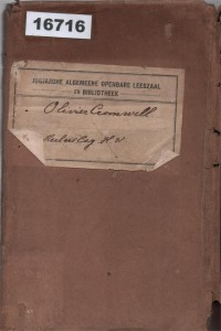 Image of Olivier Cromwell: Historische Roman ; Oliver Cromwell: Roman Sejarah