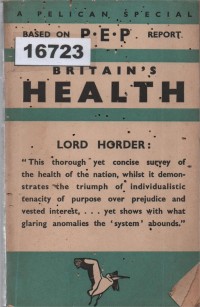 Image of Britain's Health ; Kesehatan Inggris