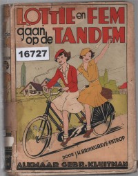 Image of Lottie en Fem gaan op de tandem ; Lottie dan Fem Pergi dengan Sepeda Tandem