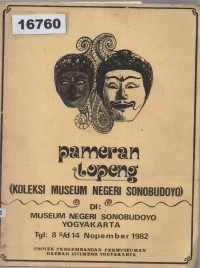 Image of Pameran Topeng (Koleksi Museum Negeri Sonobudoyo)