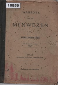 Image of Jaarboek van het Mijnwezen in Nederlandsch-Indië; Buku Tahunan Pertambangan di Hindia Belanda