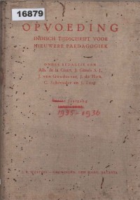 Image of Opvoeding: Indisch Tijdschrift voor Nieuwere Paedagogiek; Pendidikan: Jurnal Hindia untuk Pedagogi Modern