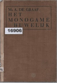 Image of Het Monogame Huwelijk; Pernikahan Monogami