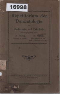 Image of Repetitorium der Dermatologie für Zahnärzte; Ringkasan Dermatologi untuk Dokter Gigi