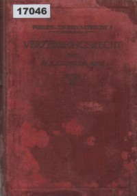 Image of Verzekeringsrecht ; Hukum Asuransi