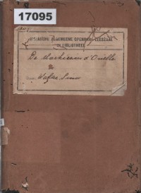 Image of De Markiezin D'Orville: Herinneringen van den Franschen Tijd ; Markis D'Orville: Kenangan dari Masa Prancis