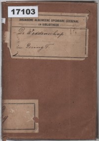 Image of De Weddenschap. Een Verhaal uit Russisch-Polen ; Taruhan: Sebuah Kisah dari Polandia Rusia