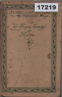 Image of Les Femmes Savantes ; Wanita-Wanita Terpelajar