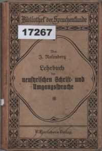 Image of Lehrbuch der Neusyrischen Schrift- und Umgangssprache; Buku Pelajaran Bahasa Neo-Suriah (Bahasa dan Percakapan Sehari-hari)