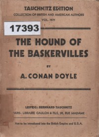 Image of The Hound of the Baskervilles; Anjing Setan dari Baskerville