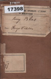 Image of Ruy Blas; Ruy Blas: Drama dalam Lima Babak