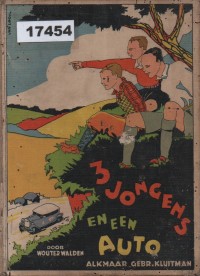 Image of Drie Jongens en een Auto; Tiga Anak Laki-laki dan Sebuah Mobil