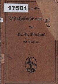 Image of Psychologie und Logik zur Einführung in die Philosophie; Psikologi dan Logika sebagai Pengantar ke dalam Filsafat