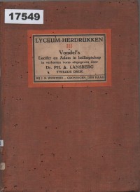 Image of Lucifer en Adam in Ballingschap; Lucifer dan Adam dalam Pembuangan