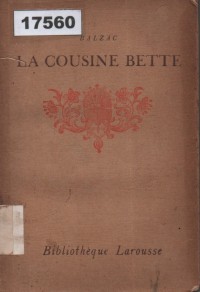 Image of La Cousine Bette; Sepupu Bette