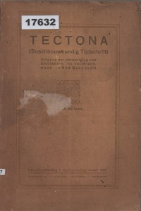 Image of Tectona (Boschbouwkundig Tijdschrift); Tectona (Jurnal Kehutanan)