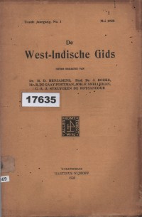 Image of De West-Indische Gids;  Panduan Hindia Barat