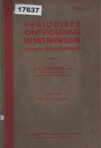 Image of Periodieke Onthouding in het Huwelijk: Methode: Ogino-Knaus; Penghindaran Periodik dalam Perkawinan: Metode Ogino-Knaus