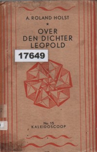 Image of Over den Dichter Leopold; Tentang Penyair Leopold