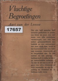 Image of Vluchtige Begroetingen; Salam yang Cepat